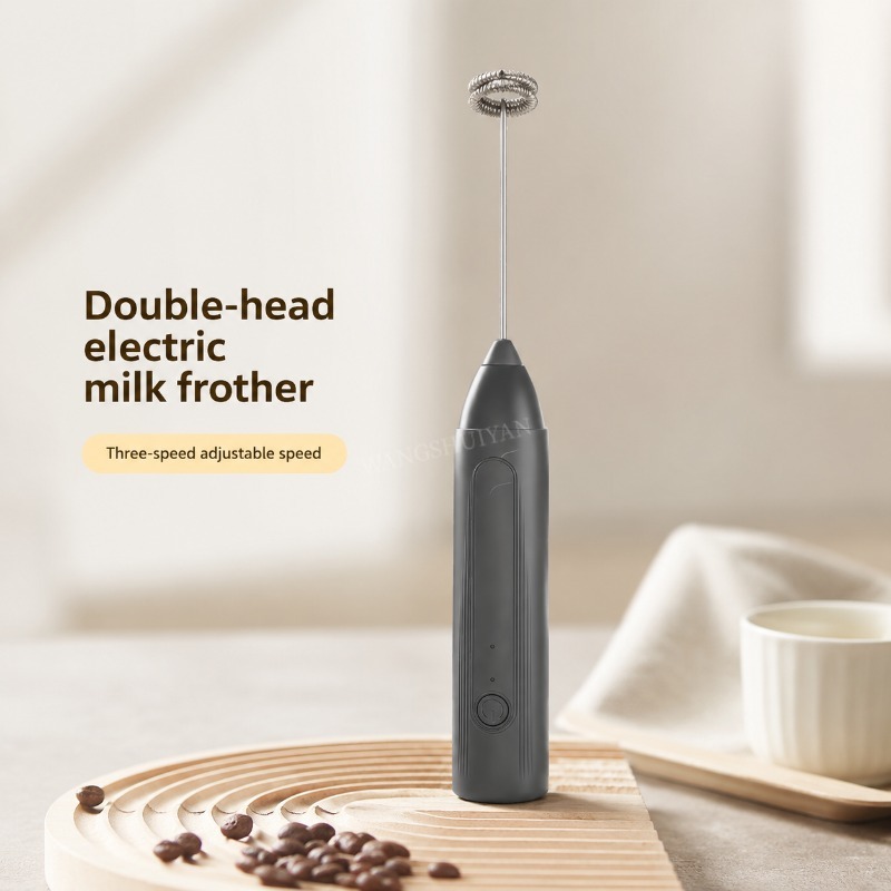 Electric Milk Frother Handheld - MINI Milk Frother USB Rechargeable 3