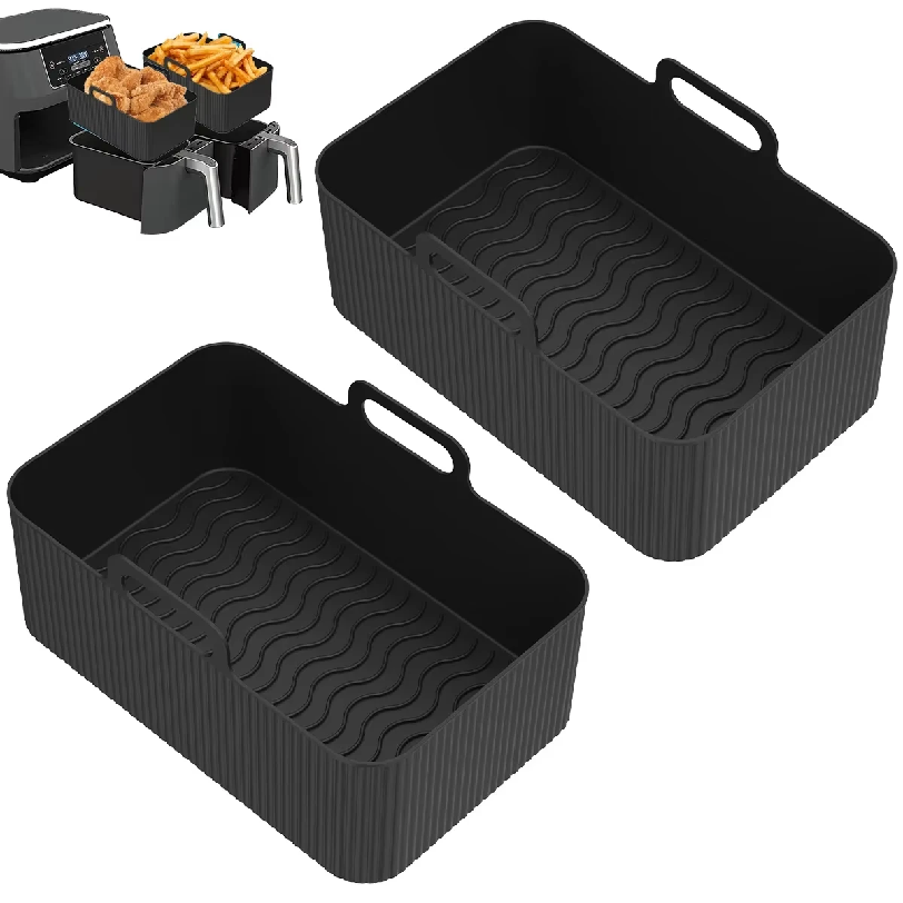 2Pcs Air Fryer Silicone Pot Ai - Air Fryer Silicone Pot Liner recension och pris