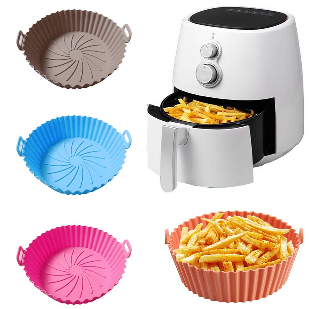 1PC Baking Basket For Air Frye - Air Fryer Silicone Pot Liner recension och pris