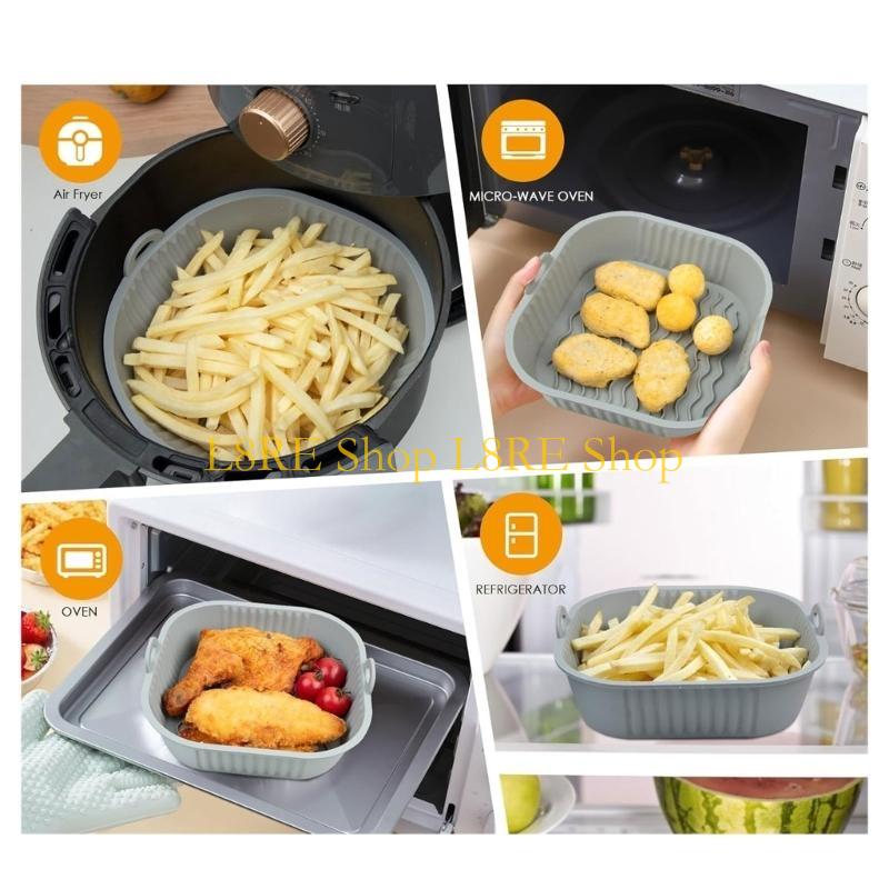 L8RE Pack of 2 Silicone Pot Li - Air Fryer Silicone Pot Liner recension och pris