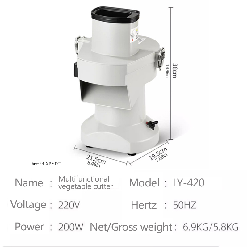 Electric Vegetable Cutter 10In - Automatic Meat Slicer Home recension och pris