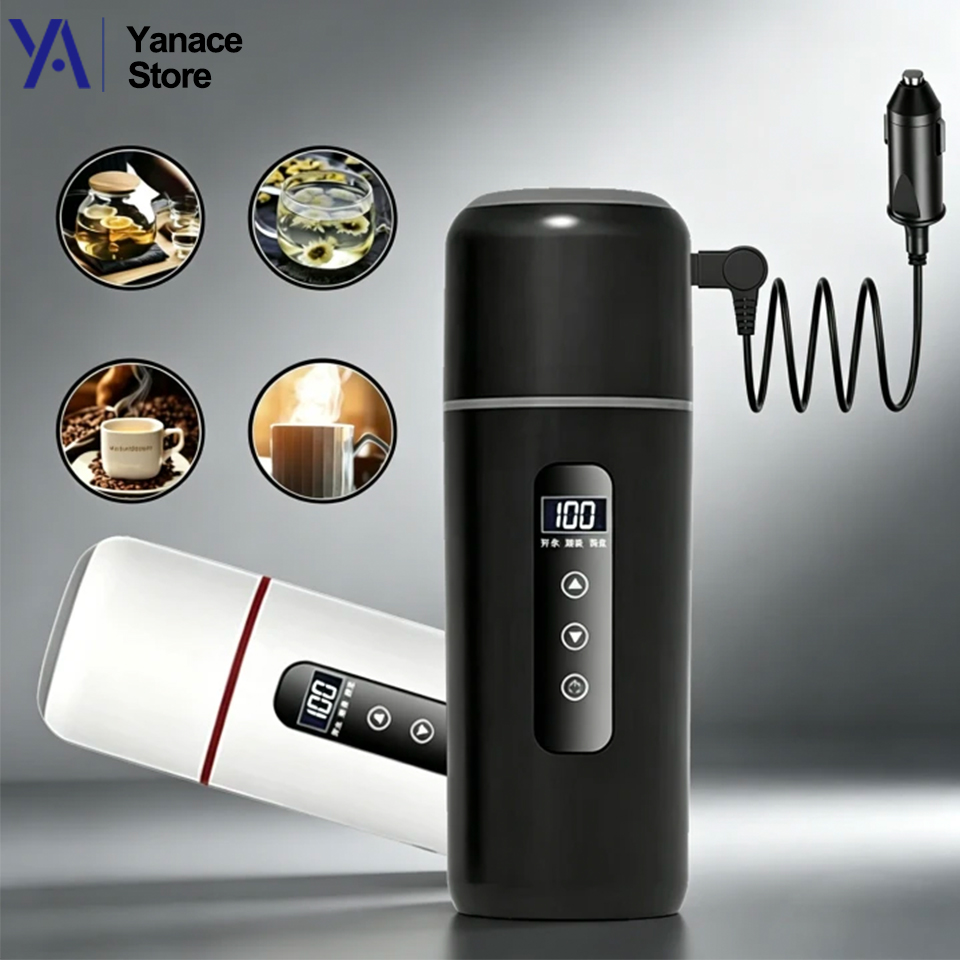 12V 24V Car Heating Cup 500ml  - Electric Kettle Temperature Control recension och pris