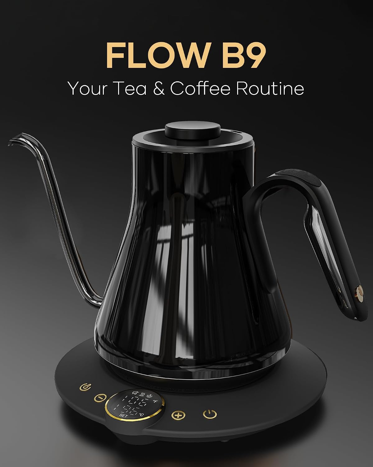 Gooseneck Electric Kettle, ±1° - Electric Kettle Temperature Control recension och pris