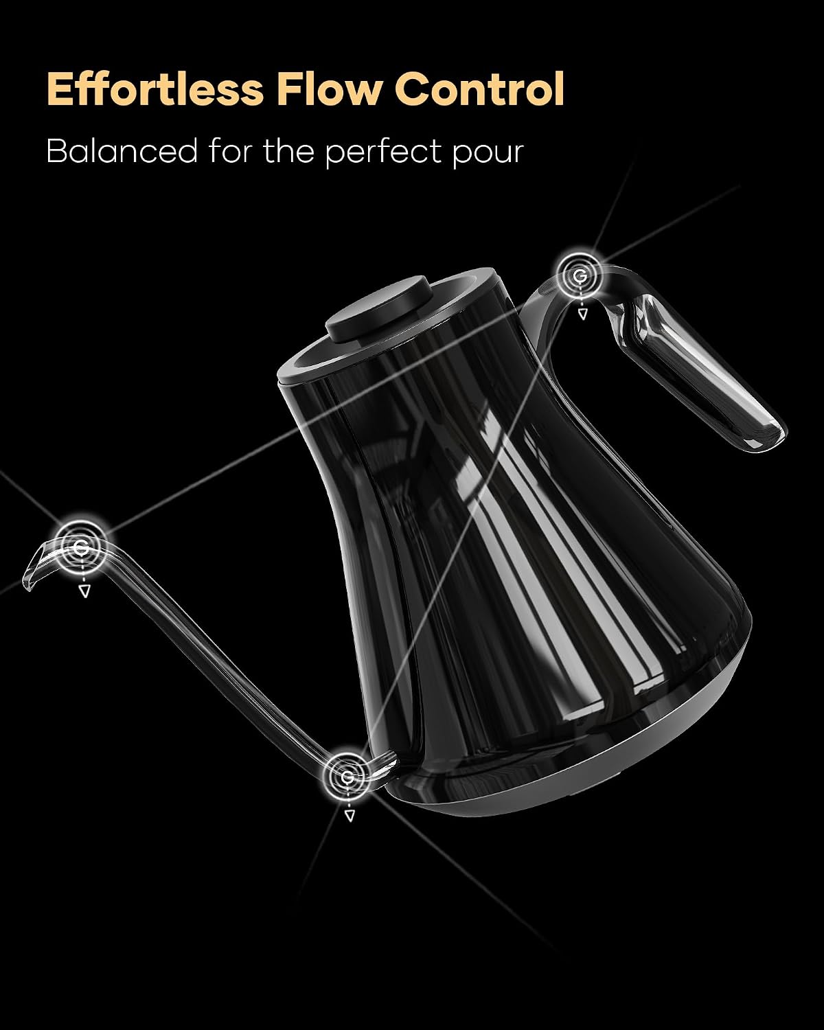 Gooseneck Electric Kettle, ±1° - Electric Kettle Temperature Control recension och pris