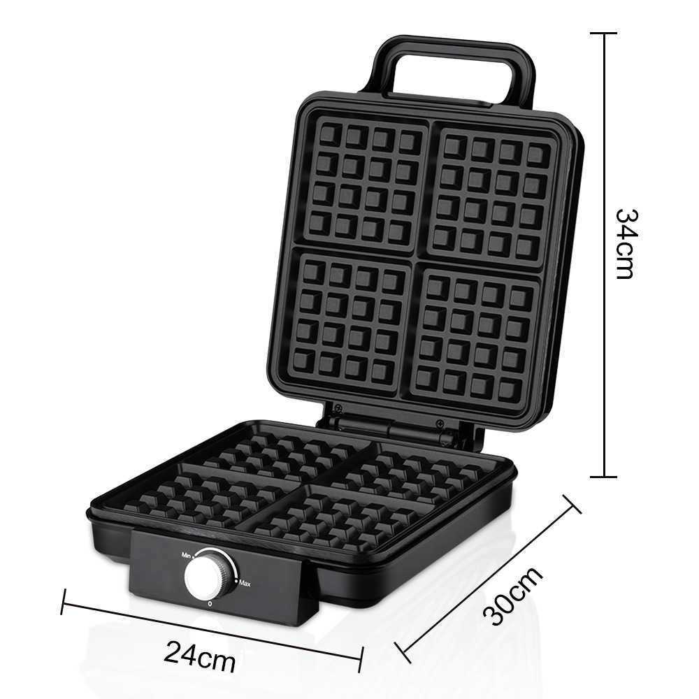 4-Slice Belgian Waffle Maker 1 - Mini Waffle Maker Machine recension och pris