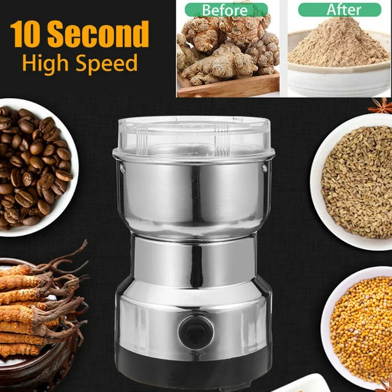 110V-220V Electric Grinder Hom - Coffee Bean Grinder Electric recension och pris