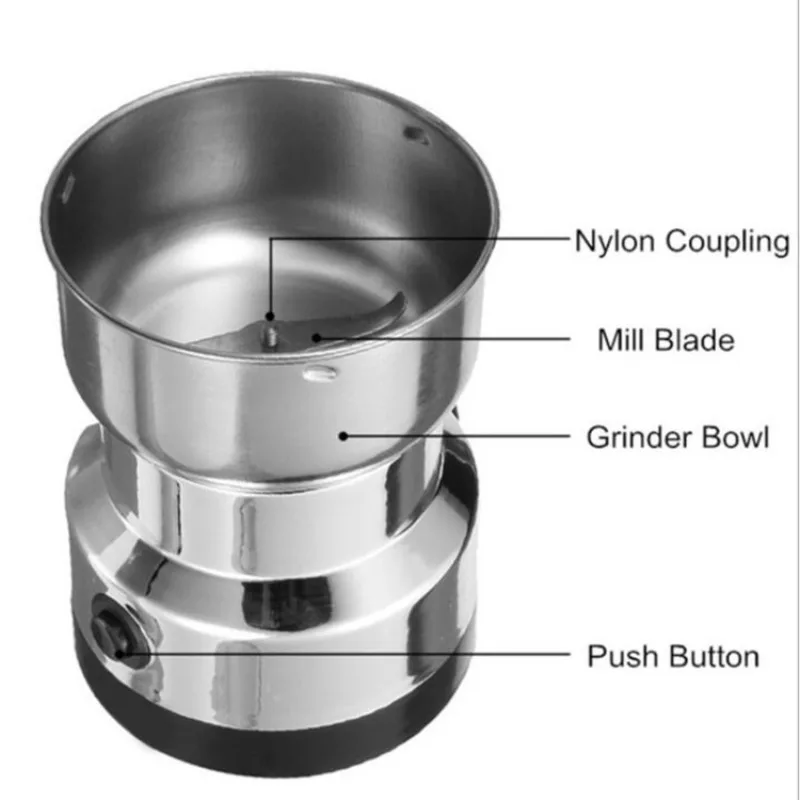 110V-220V Electric Grinder Hom - Coffee Bean Grinder Electric recension och pris