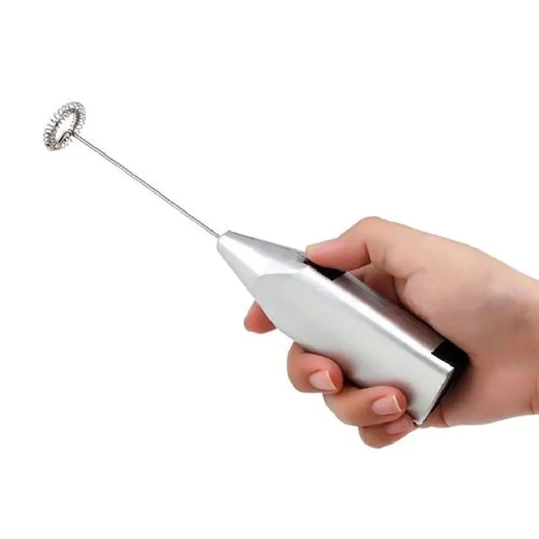 Household Mini Stainless Steel - Electric Milk Frother Handheld recension och pris