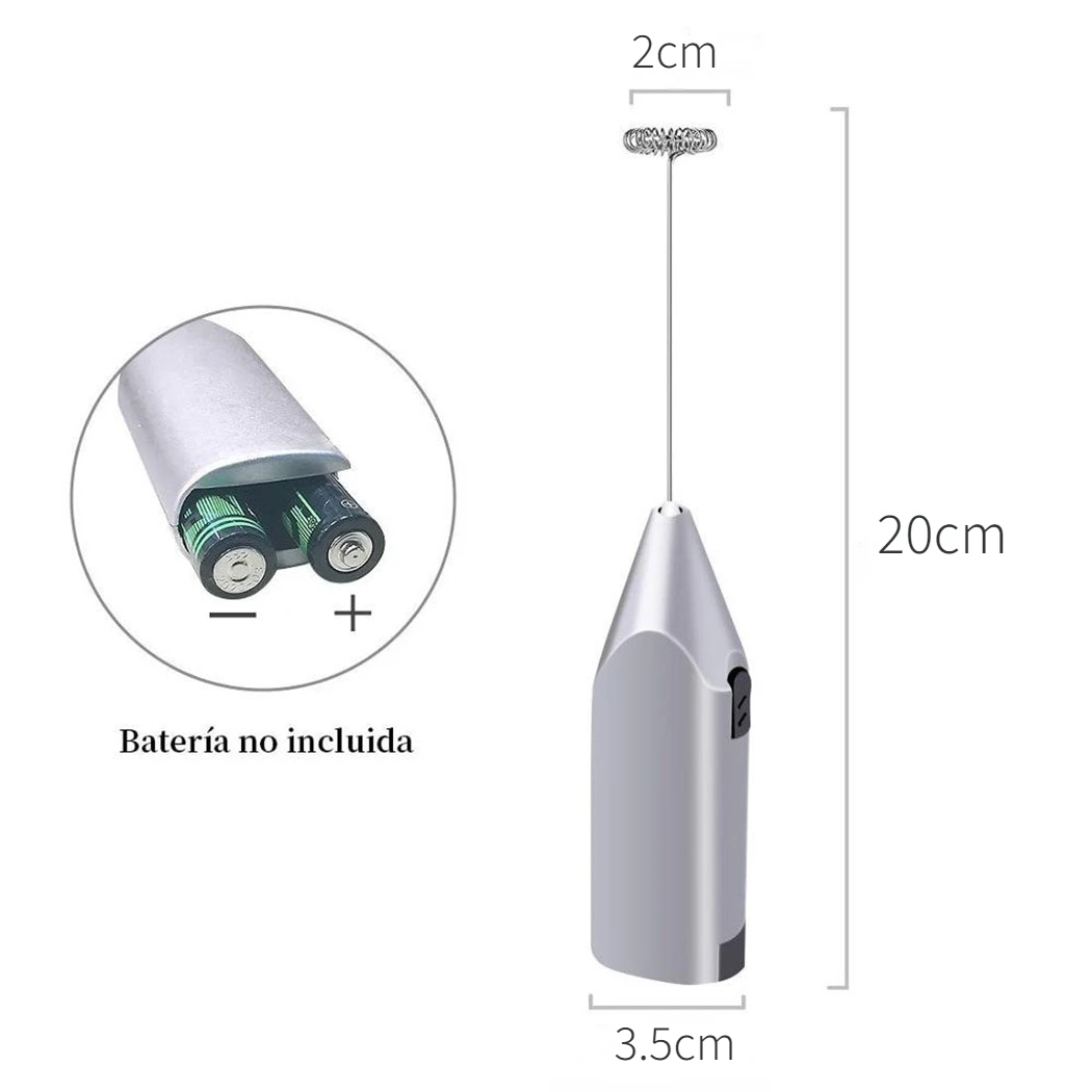 Household Mini Stainless Steel - Electric Milk Frother Handheld recension och pris