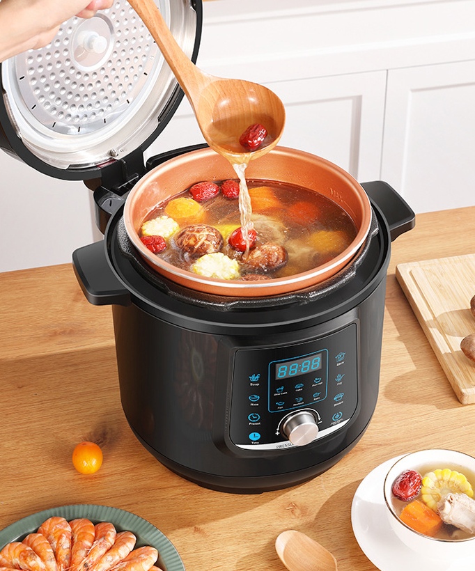 Stainless Steel Electric Press - Smart Instant Pressure Cooker recension och pris