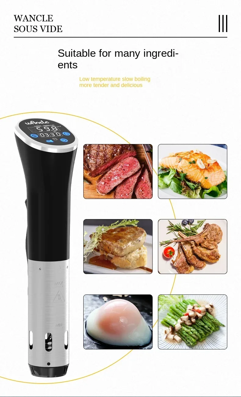 220V Sous Vide Cooker by Wancl - Digital Sous Vide Precision Cooker recension och pris