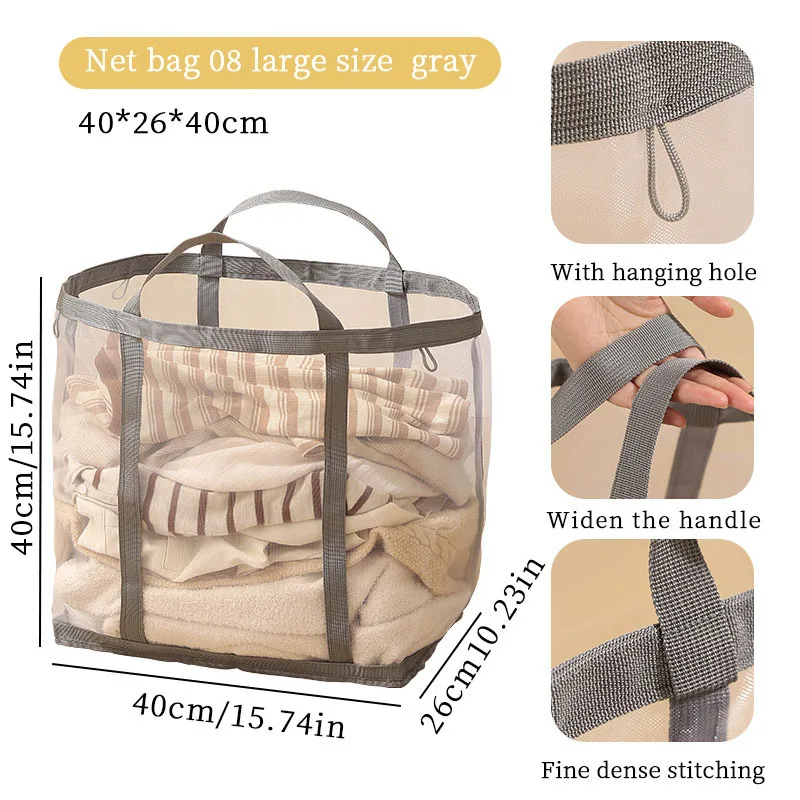 Mesh Laundry Basket Nylon With - Laundry recension och pris