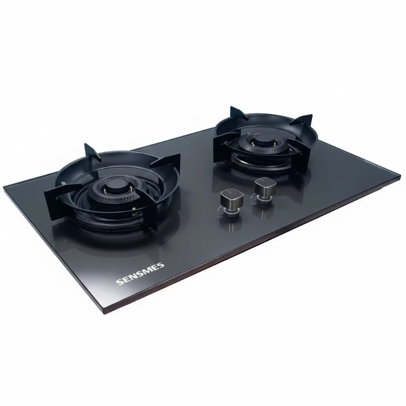 Black Tempered Glass Panel 2 B - Kitchen Appliances recension och pris